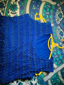 Blue Sleeveless Dress