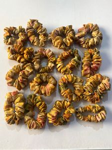 Silk Scrunchies - Set of 6