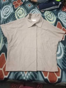 Women Tan Casual Jacket