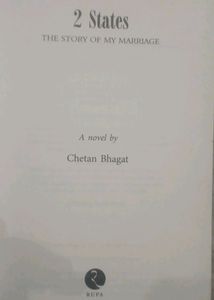 🎉Limited Time Offer 🎉2 States Book By Chetan Bha