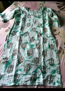 Floral Print Kurta 3 &amp; A Suit Set