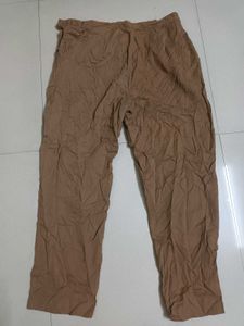 Biege Comfortable Casual Pants