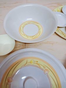 COMBO OF CERAMIC BOWLS 🥣 &amp; FAMILY DINNER SET 🍽️