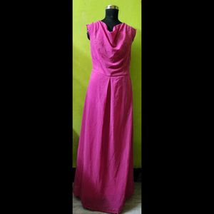Pink Western Gown