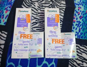 Baby Massage Oil Sealed Pack With Free Soap
