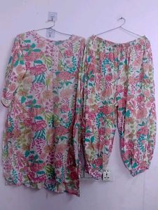 Floral Kurta Set,used