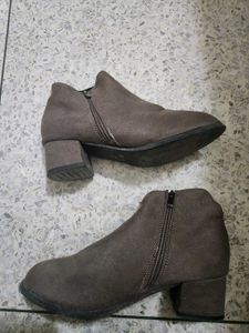 Brown Suede Boots For GIRLS