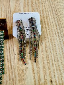 3 Beautiful Stone Earrings Combo