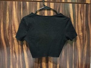 Black Shein Crop Top