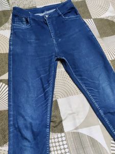 Dark Blue Denim Jeans