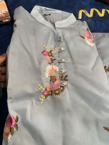 Elegant Embroidered Kurta Set