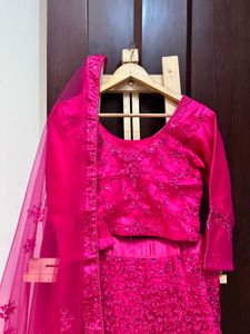 Gorgeous Sequinned majenta Lehenga Choli