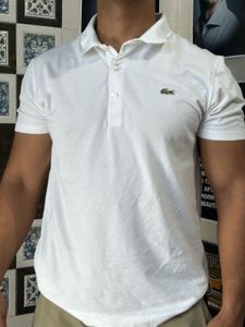 Lacoste Classic White Pique Polo
