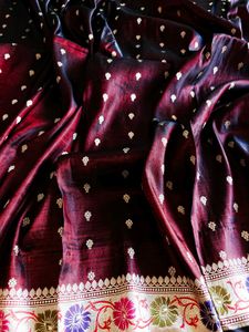 Pure Mulberry Silk 1000 Buta Banarasi Saree