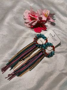 Beaded Tassel Earrings