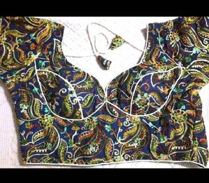 floral embroidery Blouse