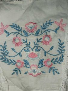 Floral Embroidered Ruffle Top