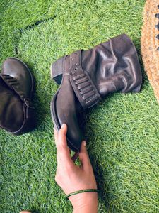 Stylish Brown Original Leather Boots