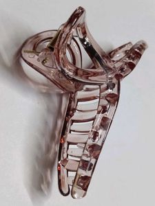 Brown Translucent Hair Claw Clip