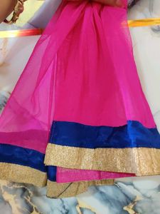 brand new Pink Net Dupatta