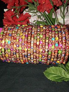 Multi Colour Chudi Set
