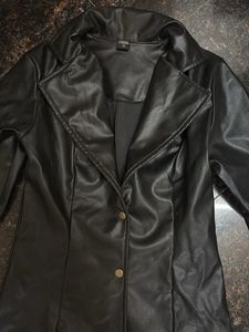 Black Faux Leather Jacket