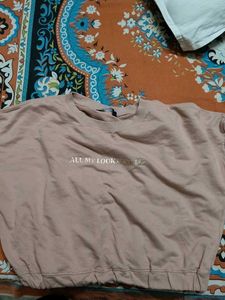 Peach Cropped Tee