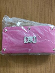 Pink Star Clutch