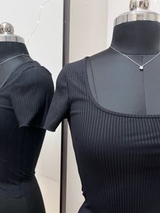 ZARA Black Basic Ribbed Top