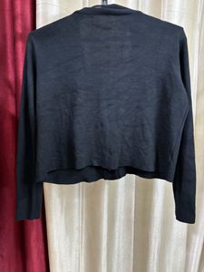 Korean Black Cardigan Sweater