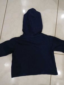 Navy Cropped &#34;Original&#34; Hoodie