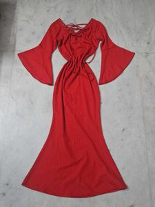 Red Mermaid Dress