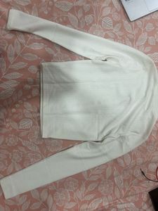 White Long Sleeve Top
