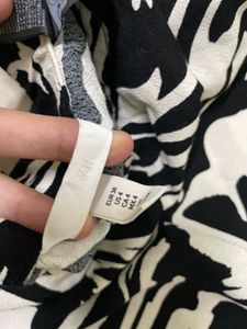 H&amp;M Zebra Print Flare Trouser Pants
