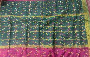 Pink Saree With Blouse