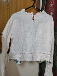 Embroidered Floral Top