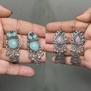 DealWali DIWALI SALE ON 🪔Pack Of 4 Earrings