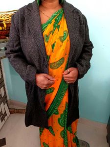 Vintage Herringbone Overcoat