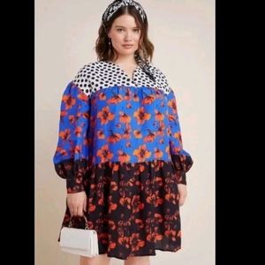 Polka Dot Floral Dress