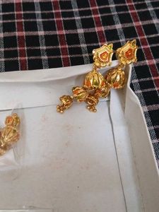 Vintage Gold Tone Earring Lot