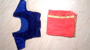 Blue Velvet Blouse (24 inch size)