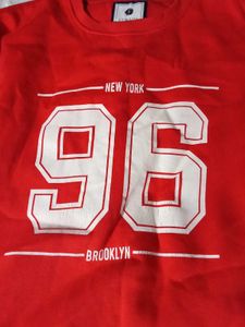 Red &#39;96&#39; Sweatshirt