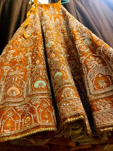 Coral Lehenga Set