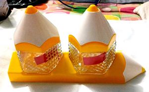 Cute Pencil Dryfruits Storage Jars