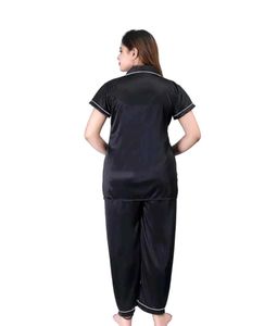 Satin Night Suit With Pyjama For Women and Girls
