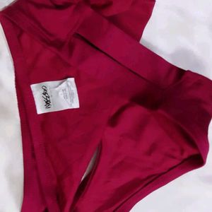 Maroon Bikini Bottom panty