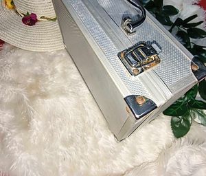 🎁Buy 2 Get 1 Free 🎁Silver Makeup Vanity Box
