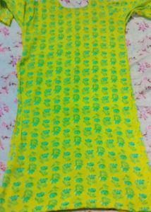 Yellow Green Kurti