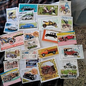 25 - CAR Theme Stamps