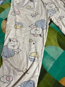 Women Pink Printed Lower For Cotton